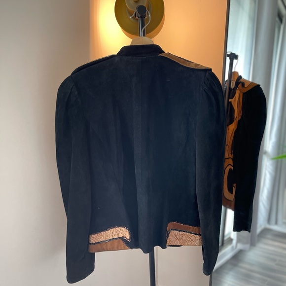 Vintage suede jacket/ bolero - Picture 5 of 6